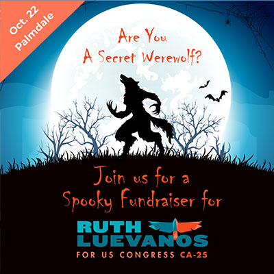 Ruth Luevanos for Congress event invitation